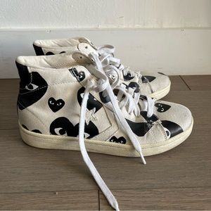Comme Des Garçon Play Converse Hightops